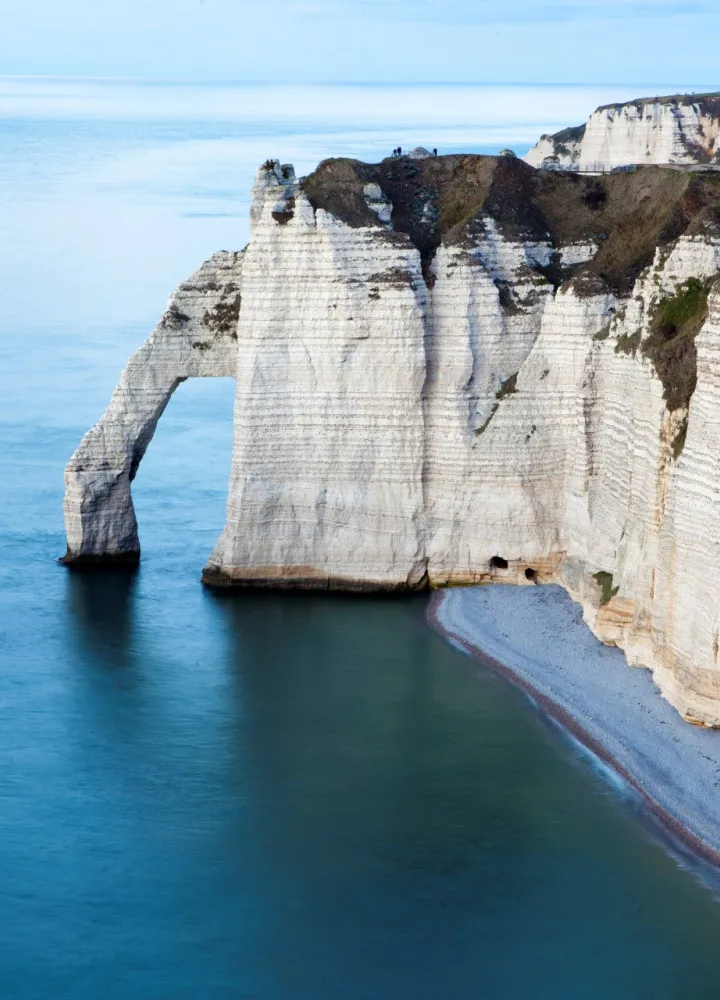 Les falaises d'Étretat, la porte porte d'Aval 