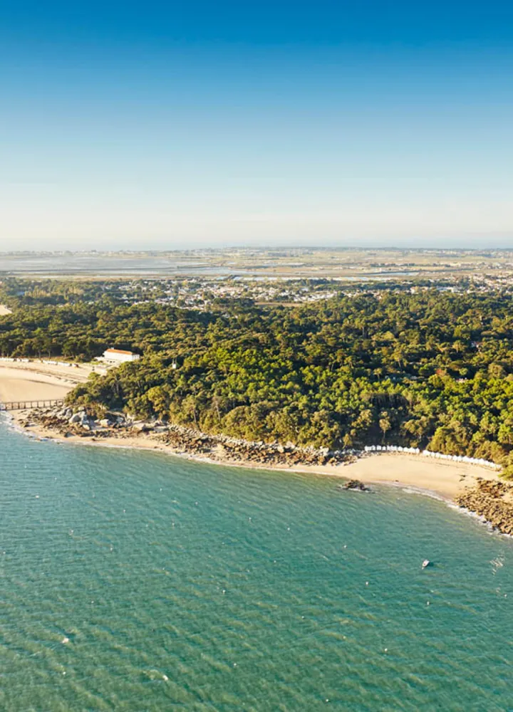 Vue aérienne de l'Île de Noirmoutier