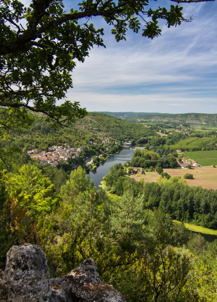 Panorama sur la Vallée du Lot 