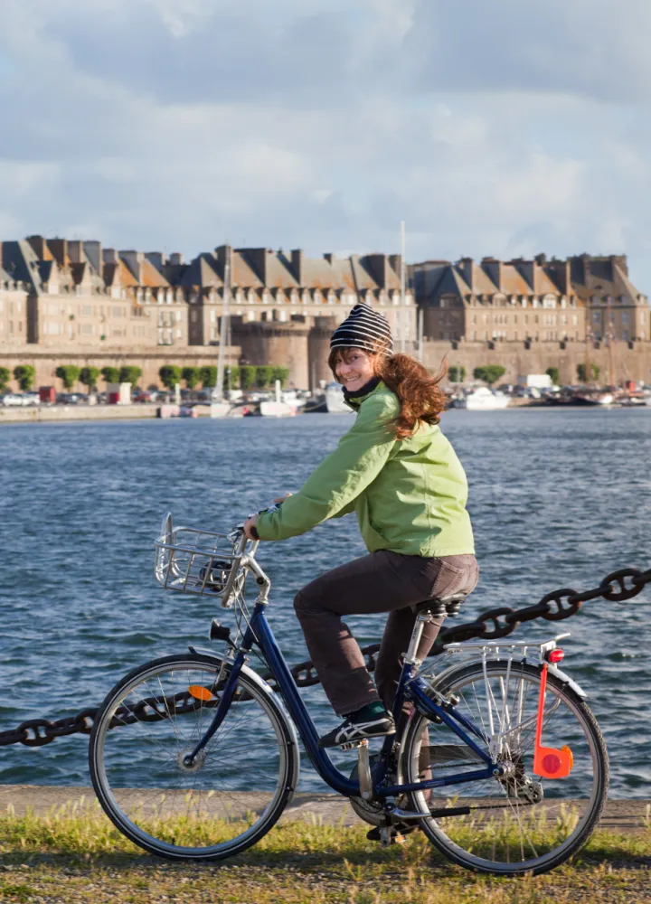 Saint-Malo by bike - Track 2 and 3 in Brittany