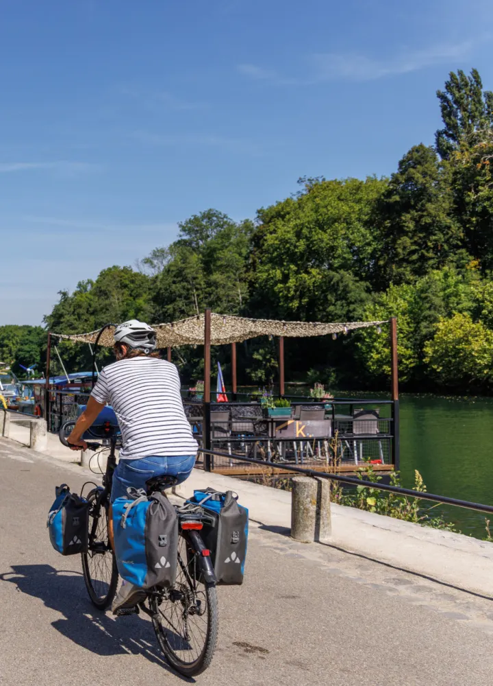 Rives de la Seine à vélo - Samois-sur-Seine, La Scandibérique
