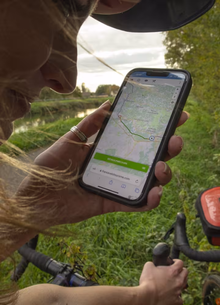 Suivre un itinéraire sur son smartphone