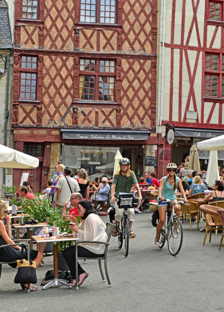 Visite de la ville de Saumur à vélo