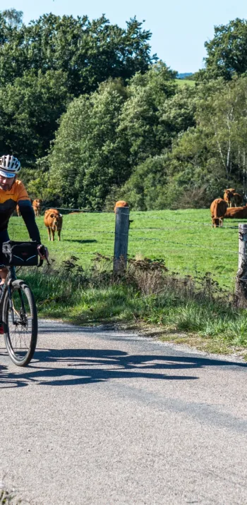 Tour de Creuse à vélo autour de Bourganeuf