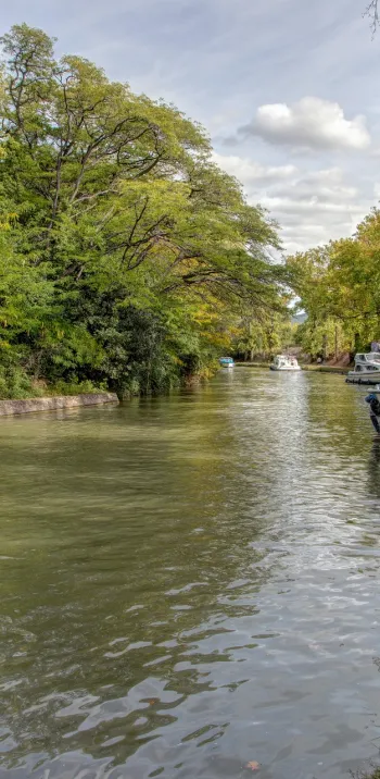 Le canal du Midi avec Grand Angle