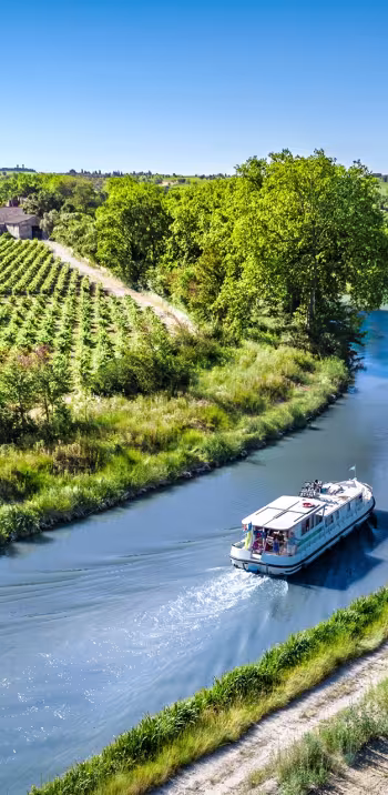 Le canal du Midi avec Randovélo