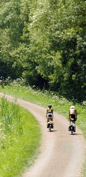 A cycle route along the Nivernais