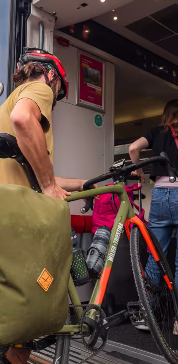 Accès au train avec son vélo