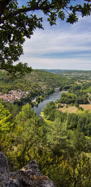 Panorama sur la Vallée du Lot
