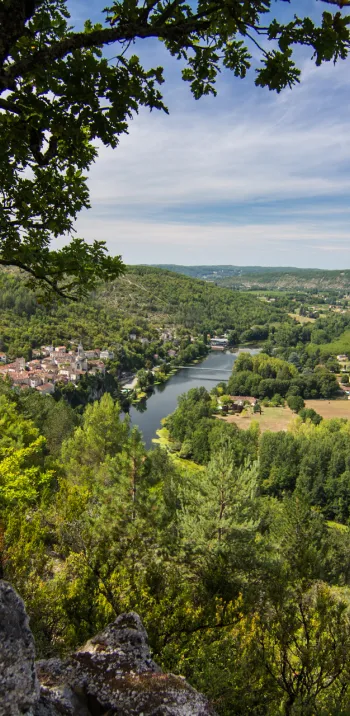 Panorama sur la Vallée du Lot 