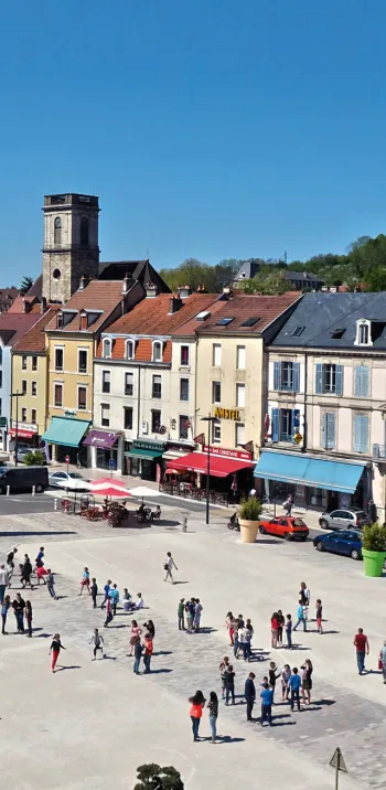 Place de la République à Vesoul