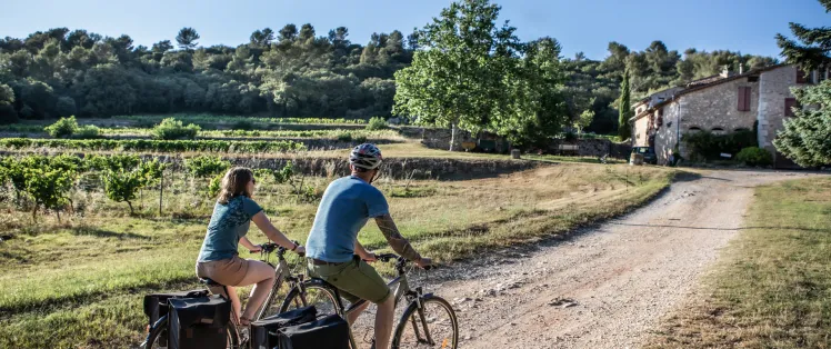 Domaine de Saint-Ferreols à vélo