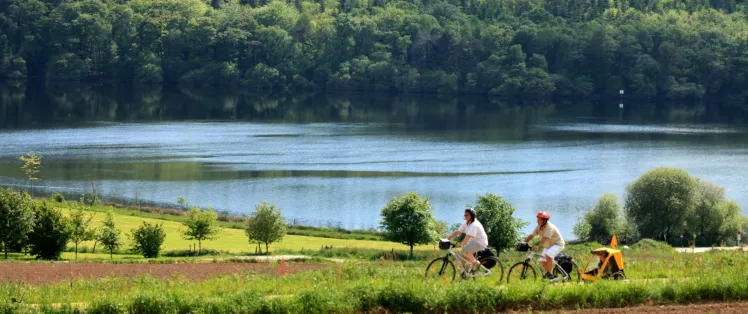 Balade autour du Lac de Guerlédan à vélo en famille