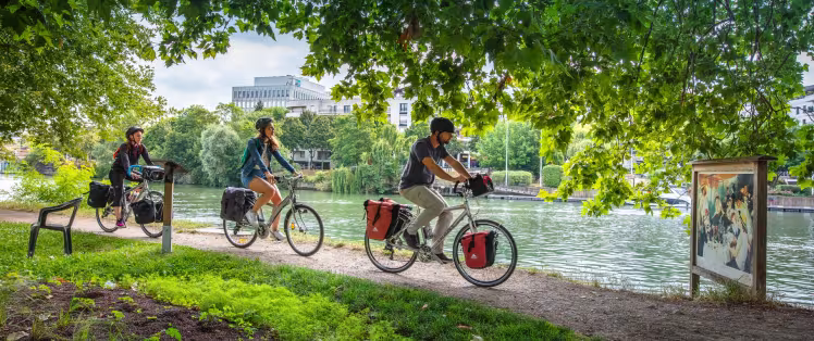 A vélo sur l'île des Impressionnistes à Chatou