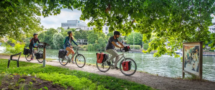 A vélo sur l'île des Impressionnistes à Chatou