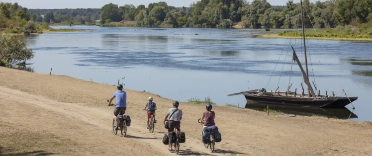 Saint-Dyé-sur-Loire sur La Loire à Vélo