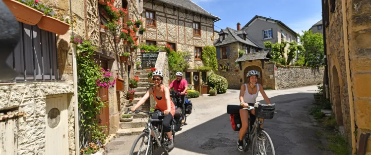 Duo de cyclistes à Ste-Eulalie
