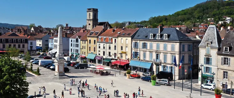 Place de la République à Vesoul