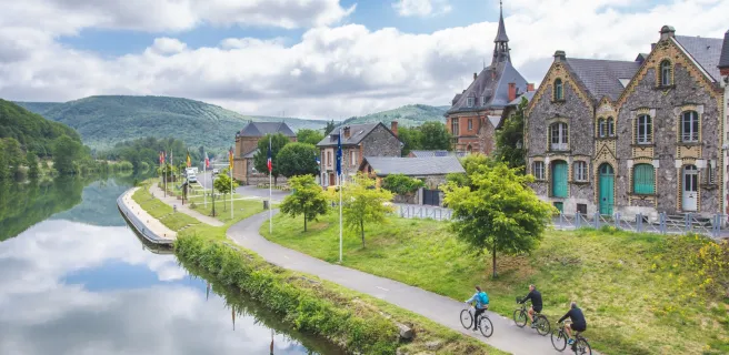 La Meuse à vélo from Haybes to Givet