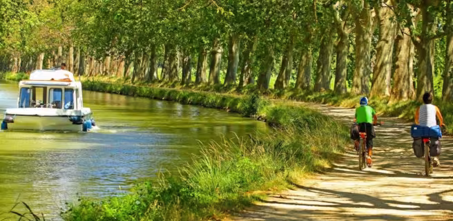 Canal des 2 mers à vélo avec La Bicyclette verte