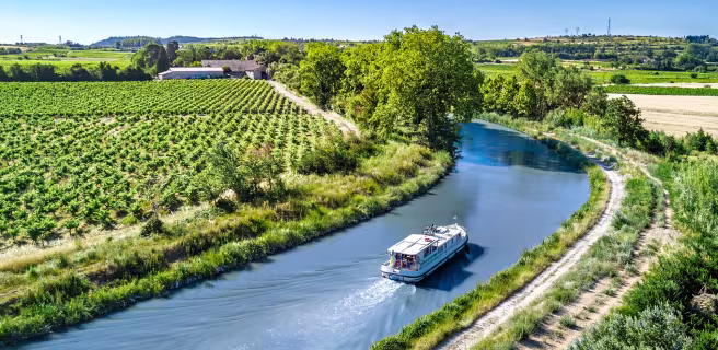 Le canal du Midi avec Randovélo