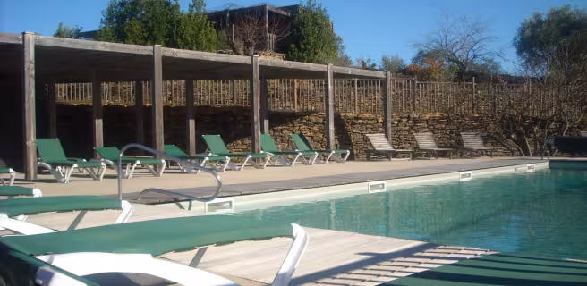 la piscine, le matin 