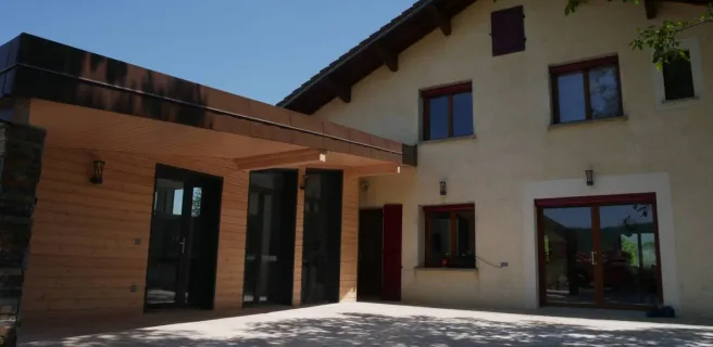 in the shade of my walnut tree