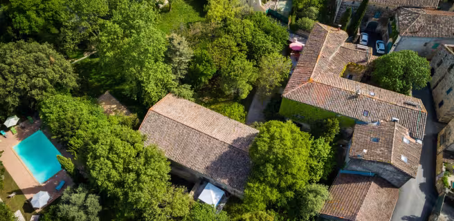 Vue du Ciel Mas des Sages