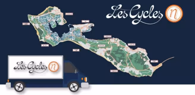 Livraison vélo sur toute l'île de Ré
