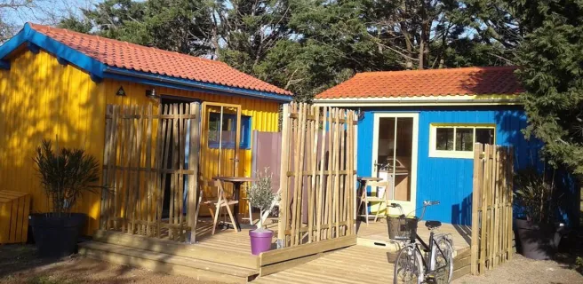 Mobil-homes façon cabanes ostréicoles
