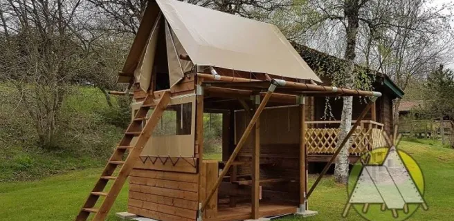 Les Jardins de Privas - Cyclo Cabane