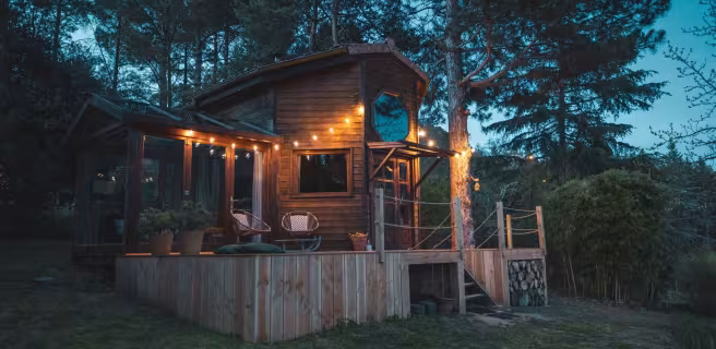 Le Chalet, la nuit