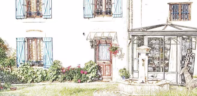Chambres d'hôtes les volets bleus