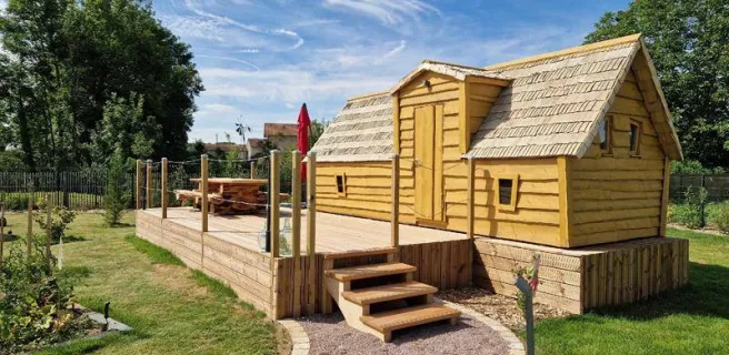 Village des fées-cabane magique