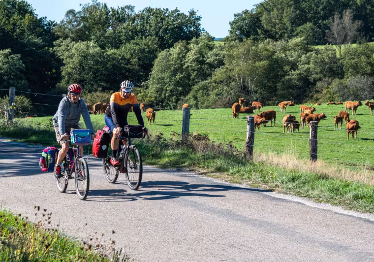Tour de Creuse à vélo autour de Bourganeuf