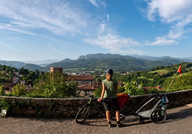 Vue sur les Pyrénées Ariégeoises