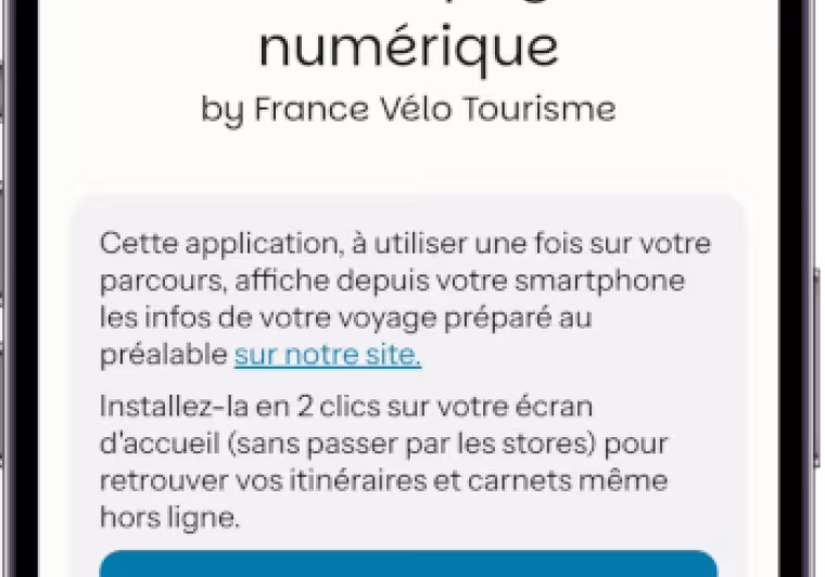 Installer l'application France Vélo Tourisme