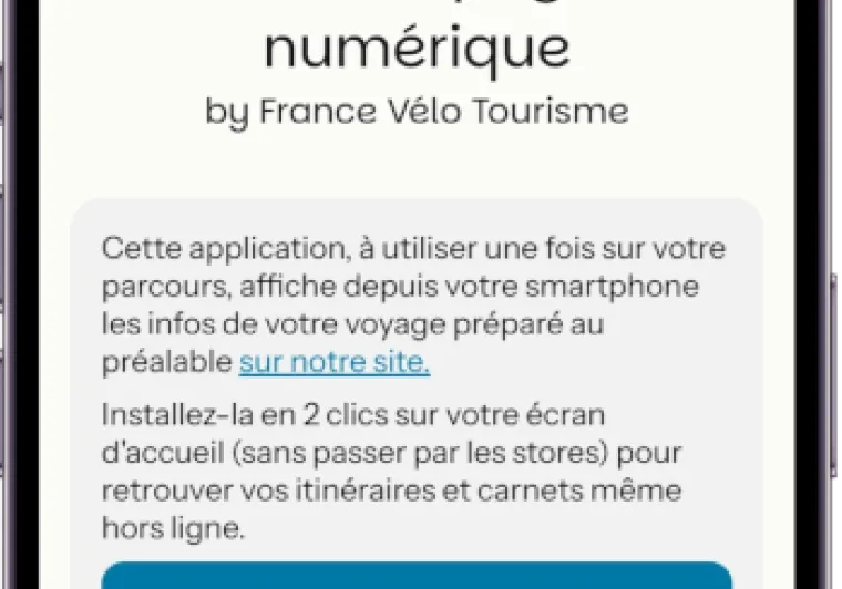 Installer l'application France Vélo Tourisme