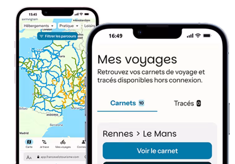 Application France Vélo Tourisme