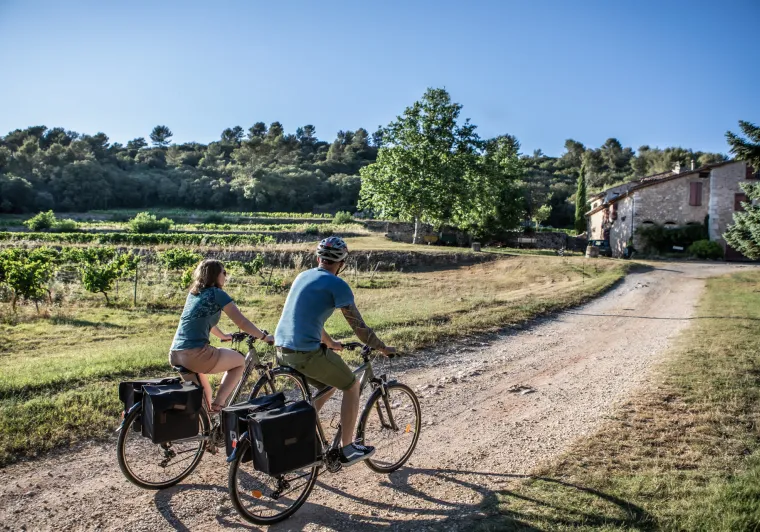 Domaine de Saint-Ferreols à vélo