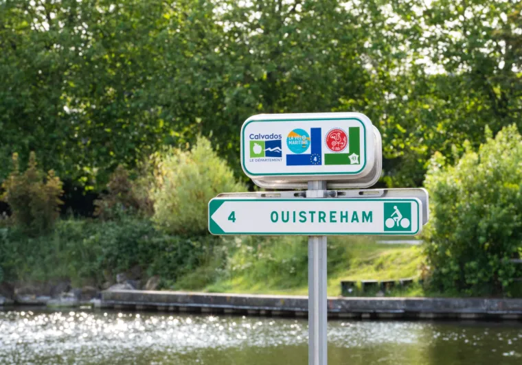 Signposting of "EuroVelo" routes