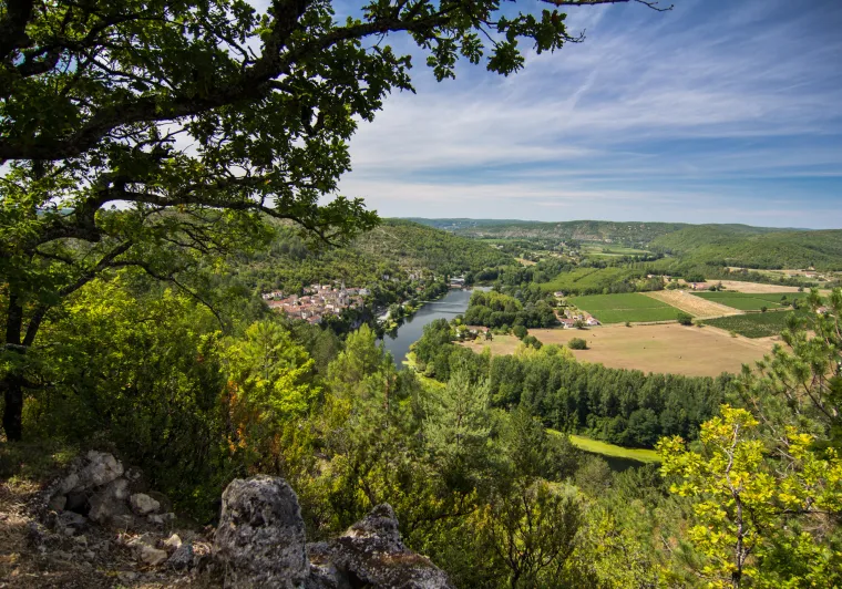 Panorama sur la Vallée du Lot 