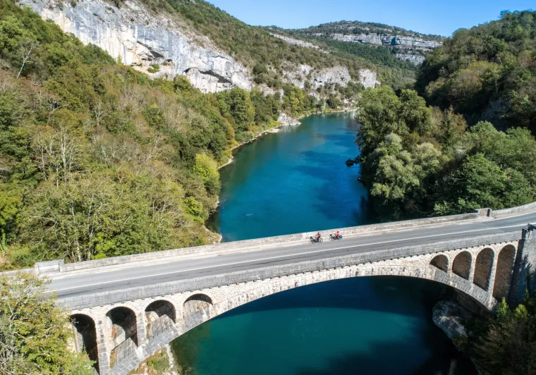 Traversée du Rhône à La Balme