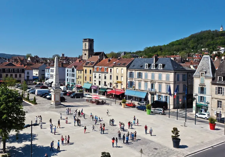 Place de la République à Vesoul