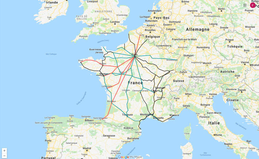 Getting to and around France by train