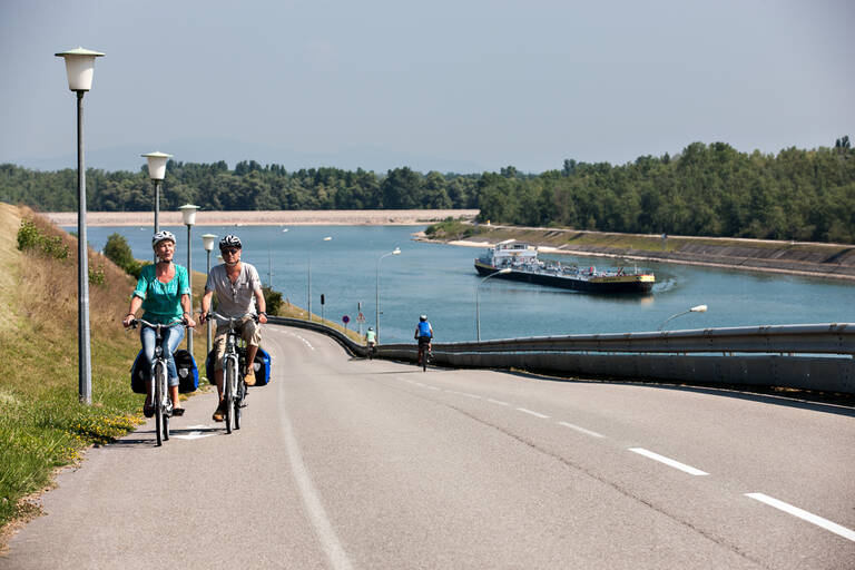 EuroVelo 15 The Rhine Cycle Route in Alsace