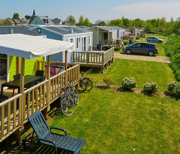 Camping de l'le Verte, Campsites to Saint-Benot-des-Ondes