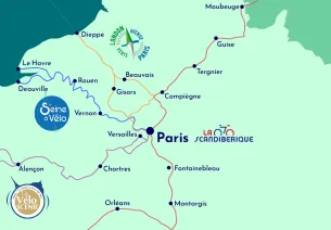 4 grands itinéraires vélo depuis Paris