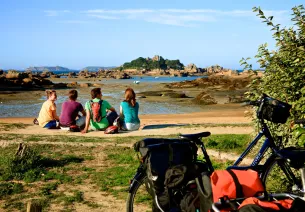 La côte de Granit Rose à vélo