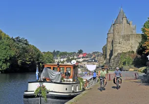 The canal from Nantes to Brest to Josselin